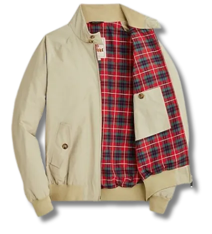 Harrington Jacket Umbrella Back Vent